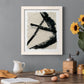 Lines Crossed I - Barnwood Framed Canvas Print
