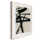 Lines Crossed III - Barnwood Framed Canvas Print