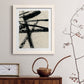 Lines Crossed III - Barnwood Framed Canvas Print