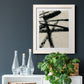 Lines Crossed III - Barnwood Framed Canvas Print