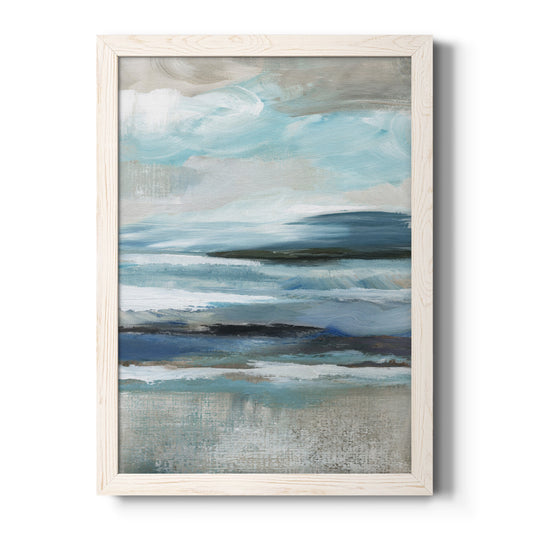 Distant Drama II - Barnwood Framed Canvas Print