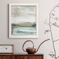 Summer Teal I - Barnwood Framed Canvas Print