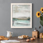 Summer Teal I - Barnwood Framed Canvas Print