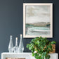 Summer Teal I - Barnwood Framed Canvas Print