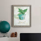 Potted Basil - Barnwood Framed Canvas Print