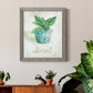 Potted Basil - Barnwood Framed Canvas Print