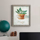 Potted Sage - Barnwood Framed Canvas Print
