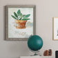 Potted Sage - Barnwood Framed Canvas Print