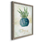 Potted Thyme - Barnwood Framed Canvas Print