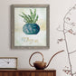 Potted Thyme - Barnwood Framed Canvas Print