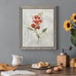 Linen Sweet Pea - Barnwood Framed Canvas Print