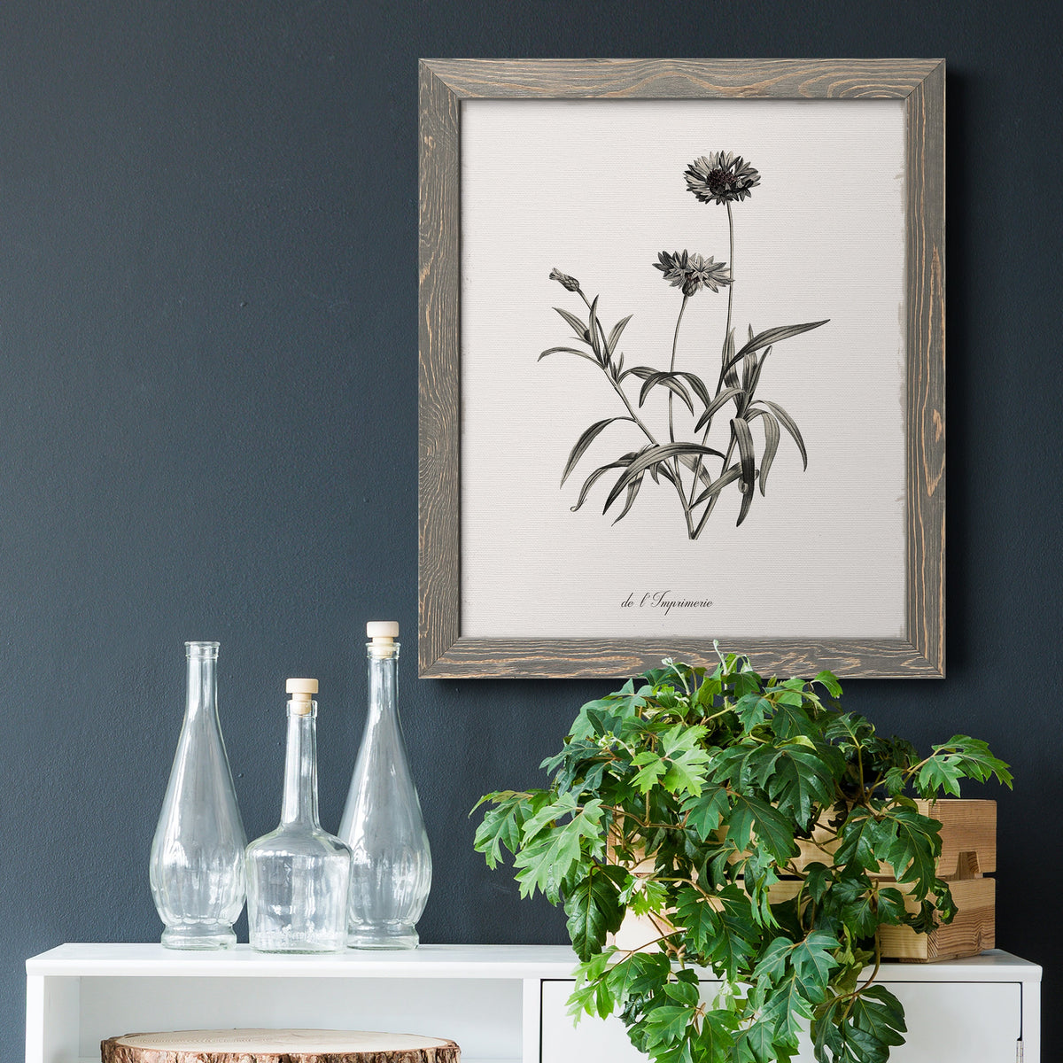 Sketchbook Imperial - Barnwood Framed Canvas Print