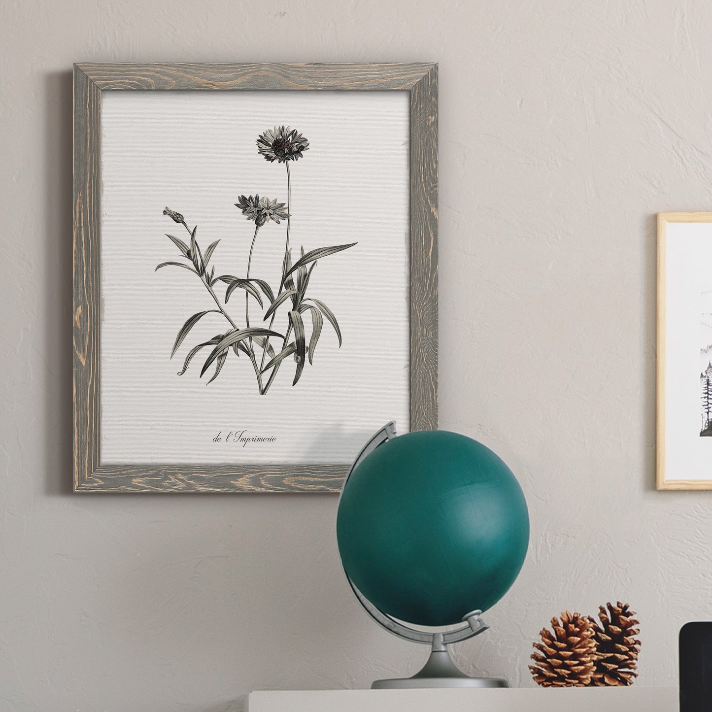 Sketchbook Imperial - Barnwood Framed Canvas Print