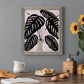 Potted Plant I - Barnwood Framed Canvas Print