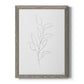 Botanical Gesture VI - Barnwood Framed Canvas Print