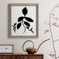 Silhouette Garden I - Barnwood Framed Canvas Print