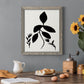 Silhouette Garden I - Barnwood Framed Canvas Print