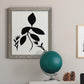 Silhouette Garden I - Barnwood Framed Canvas Print