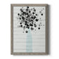 Bouquet of Black & White - Barnwood Framed Canvas Print