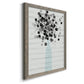 Bouquet of Black & White - Barnwood Framed Canvas Print