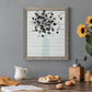 Bouquet of Black & White - Barnwood Framed Canvas Print