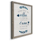 Coffee & Wine - Barnwood Framed Canvas Print