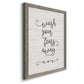 Wash Fears - Barnwood Framed Canvas Print