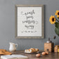 Wash Worries - Barnwood Framed Canvas Print