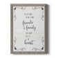 Six Feet - Barnwood Framed Canvas Print