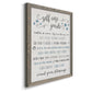 Guide to Self Care - Barnwood Framed Canvas Print