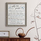 Guide to Self Care - Barnwood Framed Canvas Print
