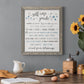 Guide to Self Care - Barnwood Framed Canvas Print