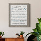 Guide to Self Care - Barnwood Framed Canvas Print