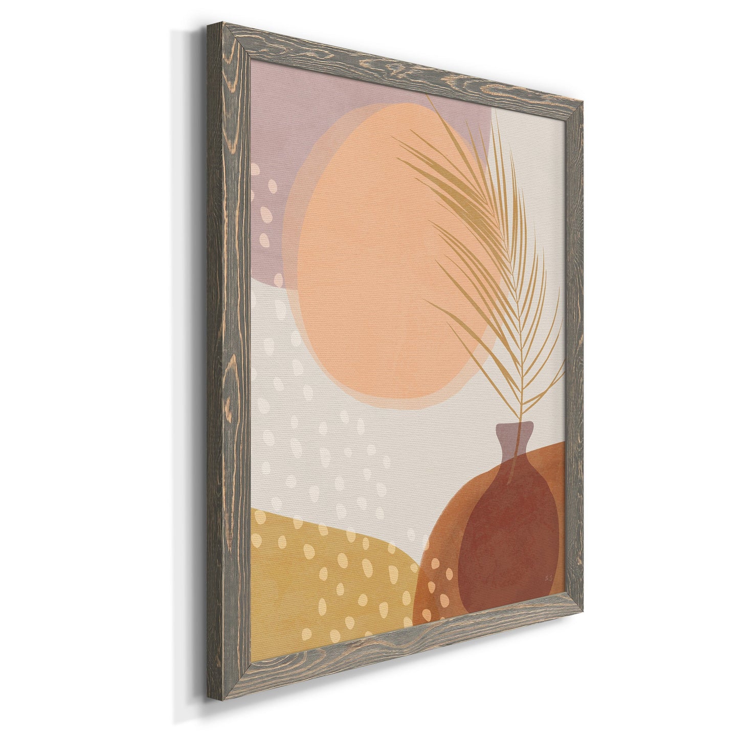 Sedona Sunset - Barnwood Framed Canvas Print