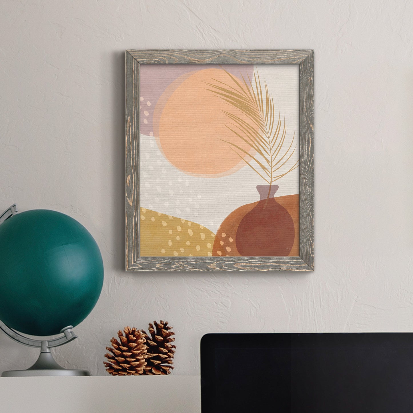Sedona Sunset - Barnwood Framed Canvas Print