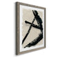 Lines Crossed I - Barnwood Framed Canvas Print