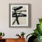 Lines Crossed III - Barnwood Framed Canvas Print