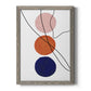 Millenium Geo Abstract - Barnwood Framed Canvas Print
