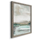 Summer Teal I - Barnwood Framed Canvas Print