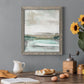 Summer Teal I - Barnwood Framed Canvas Print