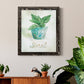 Potted Basil - Barnwood Framed Canvas Print