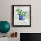 Potted Oregano - Barnwood Framed Canvas Print