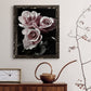 Rose Noir I - Barnwood Framed Canvas Print