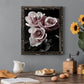 Rose Noir I - Barnwood Framed Canvas Print