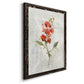 Linen Sweet Pea - Barnwood Framed Canvas Print