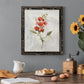 Linen Sweet Pea - Barnwood Framed Canvas Print