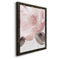 Blush Bloom I - Barnwood Framed Canvas Print