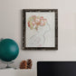 Fashion Floral Silhouette I - Barnwood Framed Canvas Print