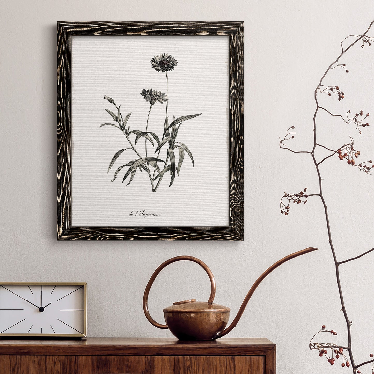 Sketchbook Imperial - Barnwood Framed Canvas Print