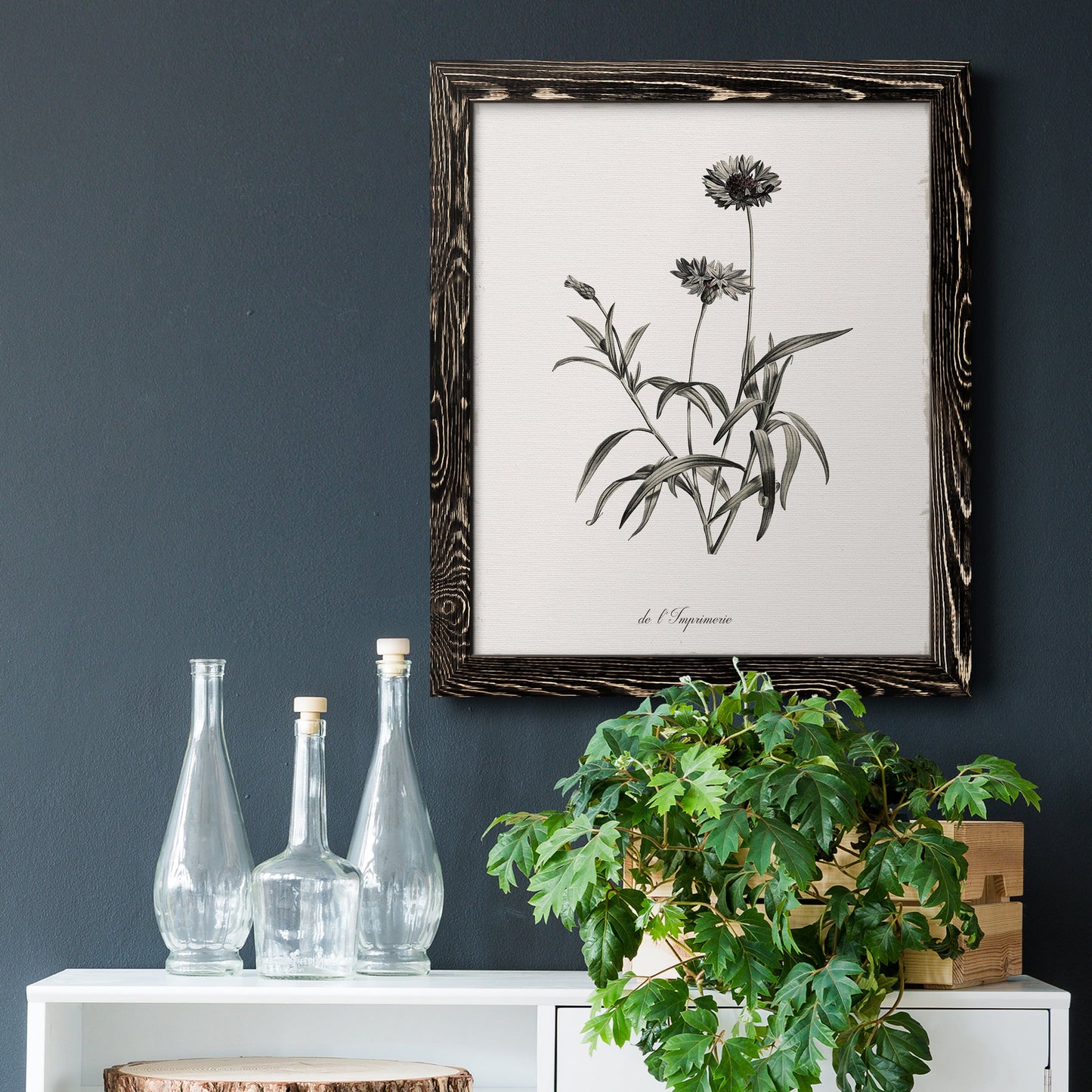 Sketchbook Imperial - Barnwood Framed Canvas Print